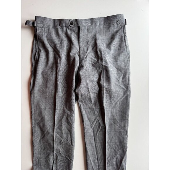 NWOT Men's Custom ATELIER MUNRO Loro Piana Grey Check Wool 2-Piece Suit, Size 50 - Picture 8 of 16